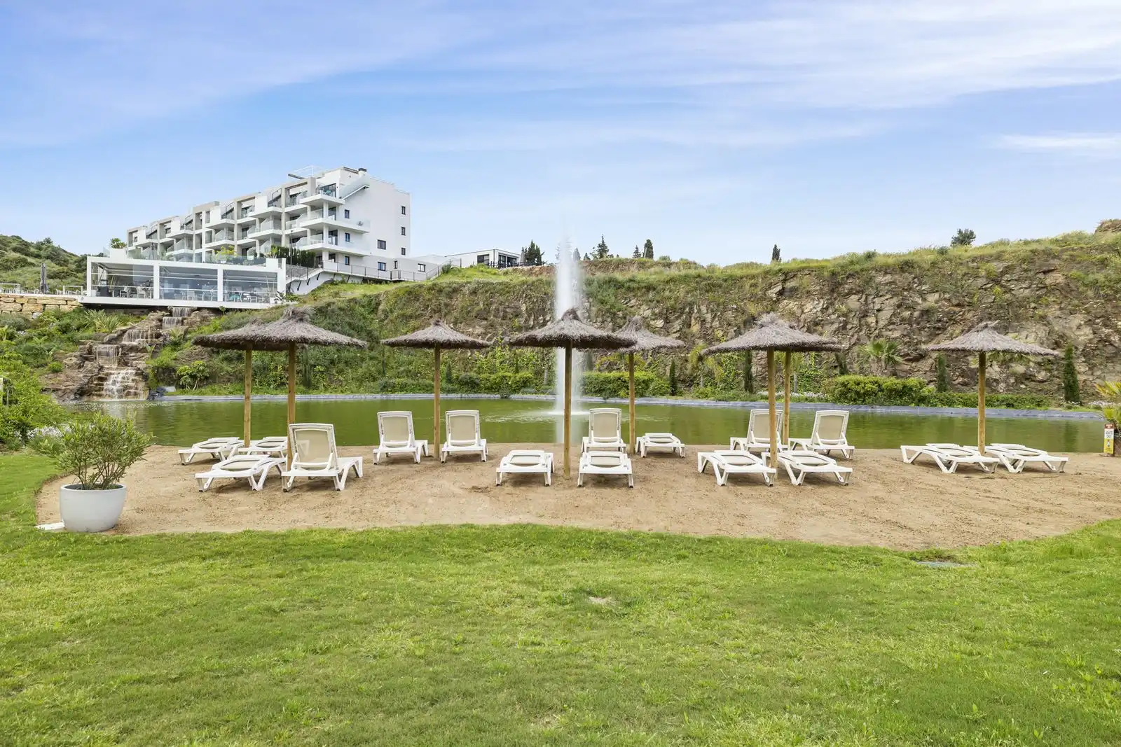 Terraza de Apartamento en venta en Mijas con Aire acondicionado, Terraza y Trastero