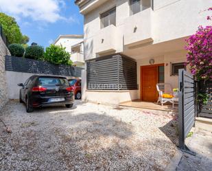 Exterior view of Single-family semi-detached for sale in Moraira  with Air Conditioner, Private garden and Terrace