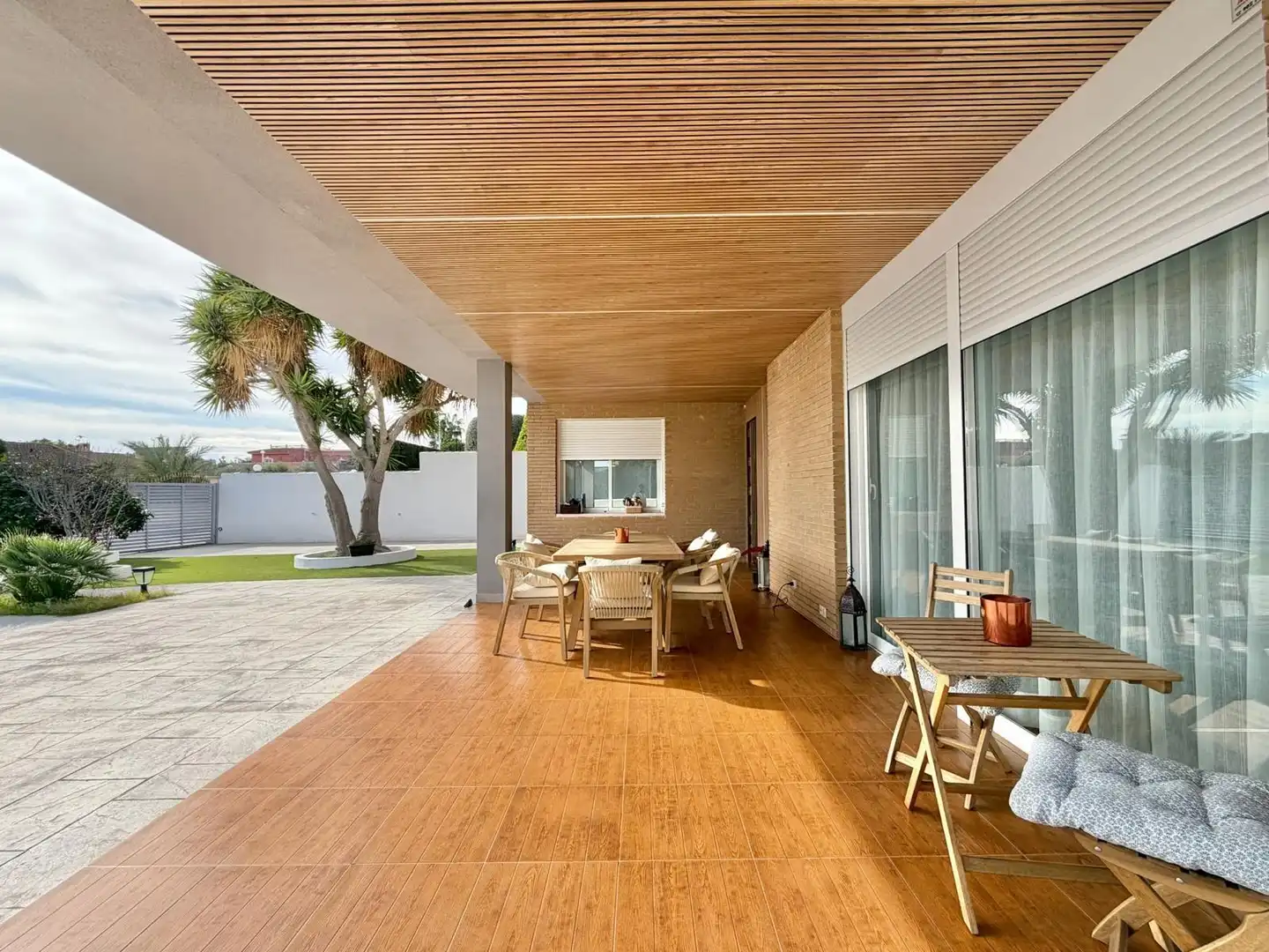Terraza de Casa o chalet en venta en Elche / Elx con Aire acondicionado, Jardín privado y Terraza