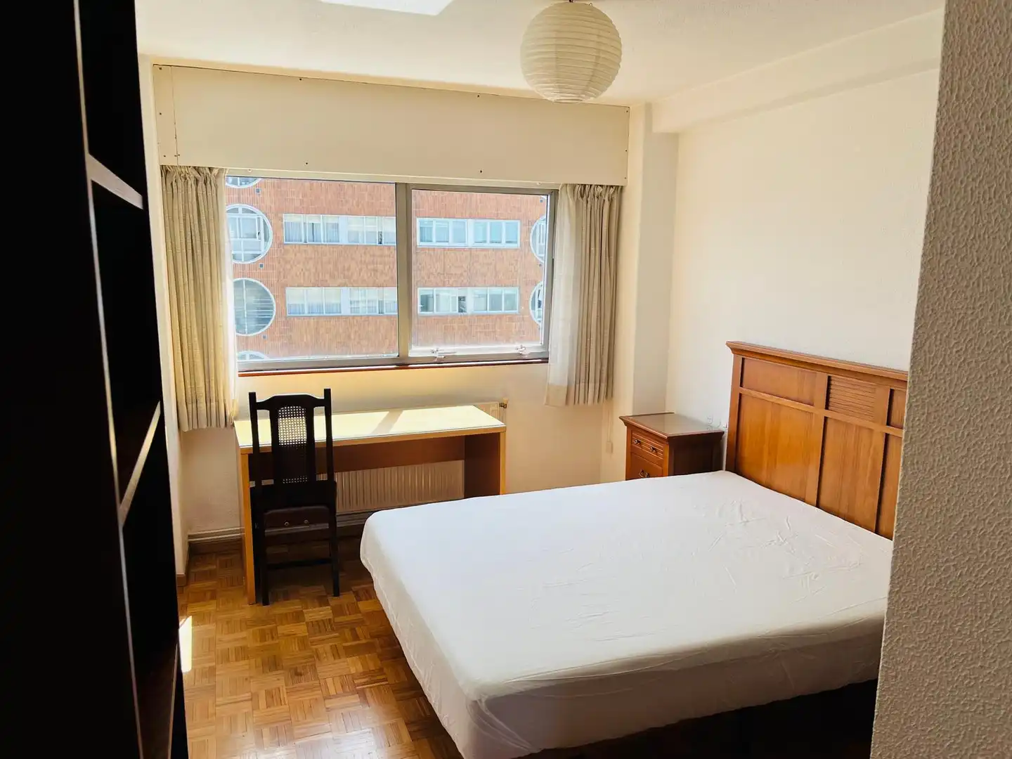 Bedroom of Flat for rent in A Coruña Capital   with Heating, Parquet flooring and Furnished