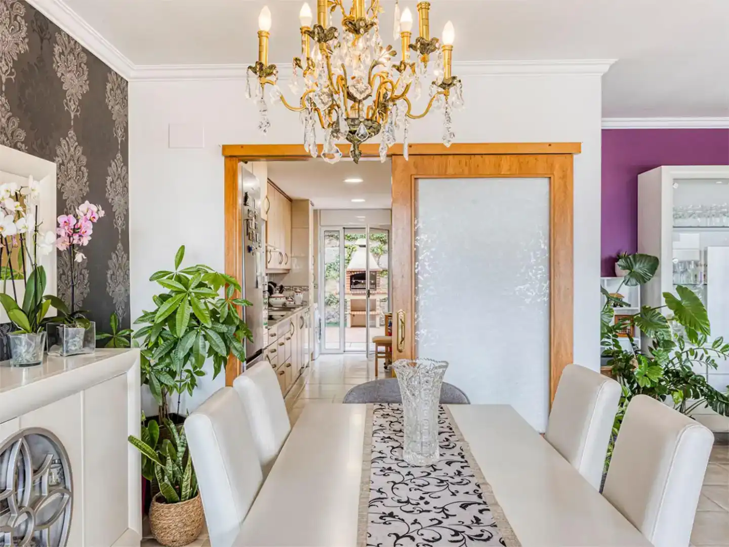 Dining room of Flat for sale in Lloret de Mar  with Air Conditioner, Swimming Pool and Balcony