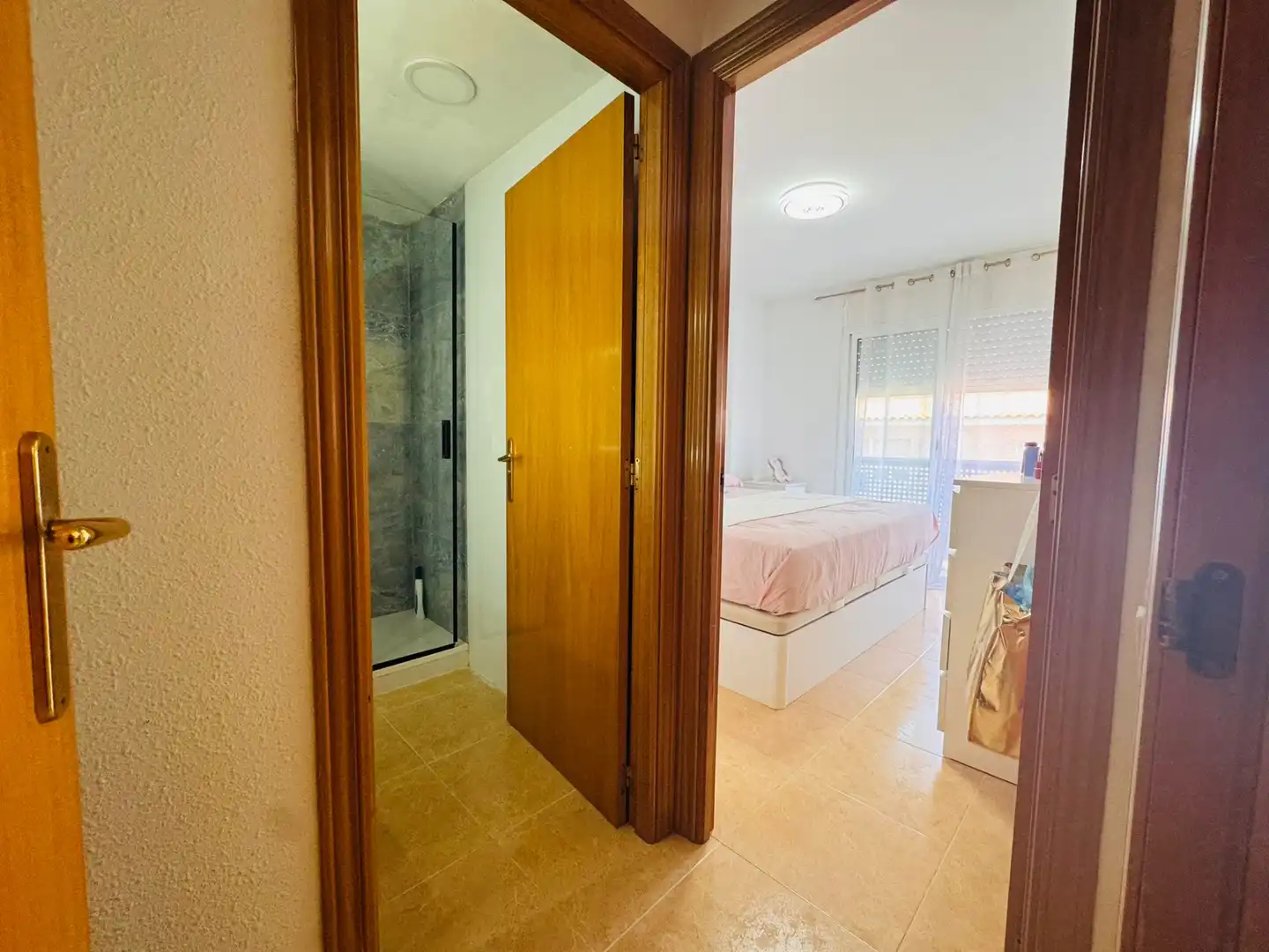 Bedroom of Flat for sale in La Canonja  with Air Conditioner, Terrace and Furnished