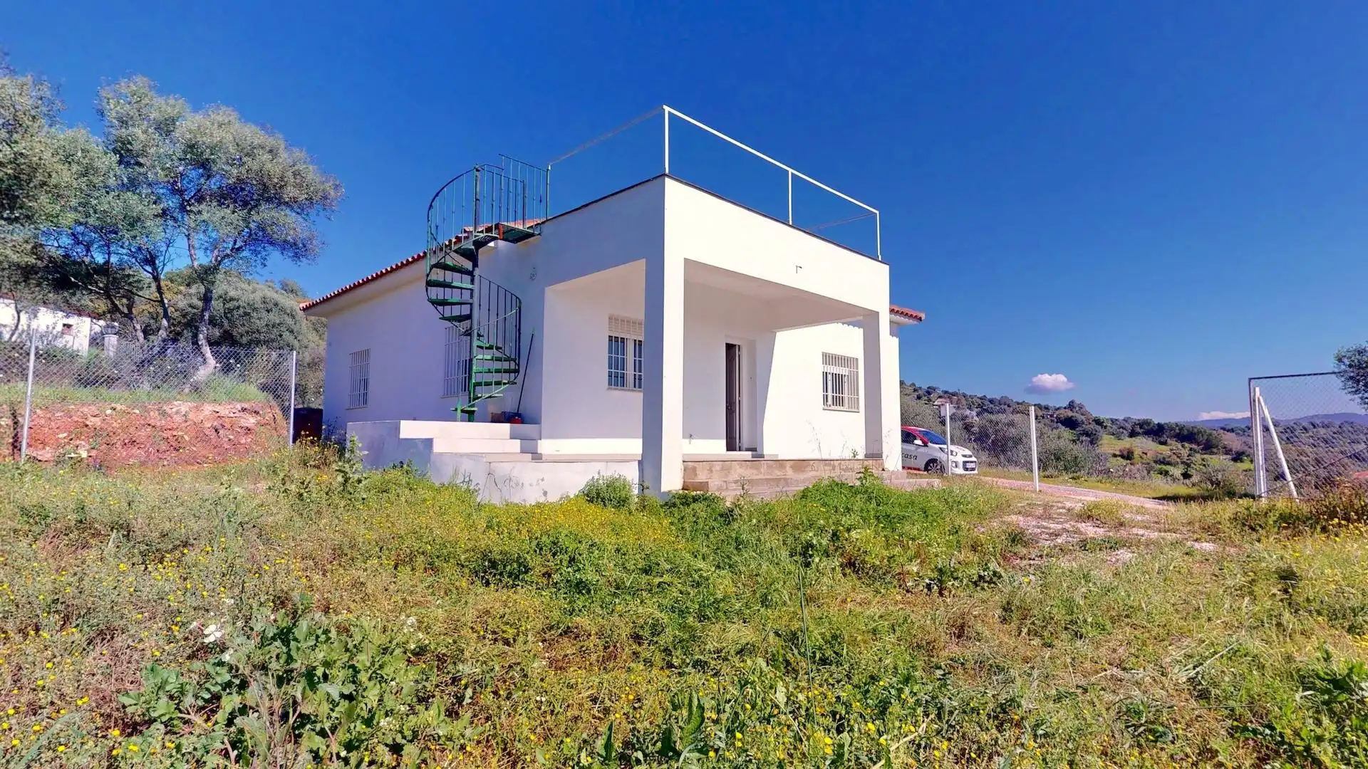 Außenansicht von Country house zum Verkauf in Almodóvar del Río mit Klimaanlage, Heizung und Privatgarten