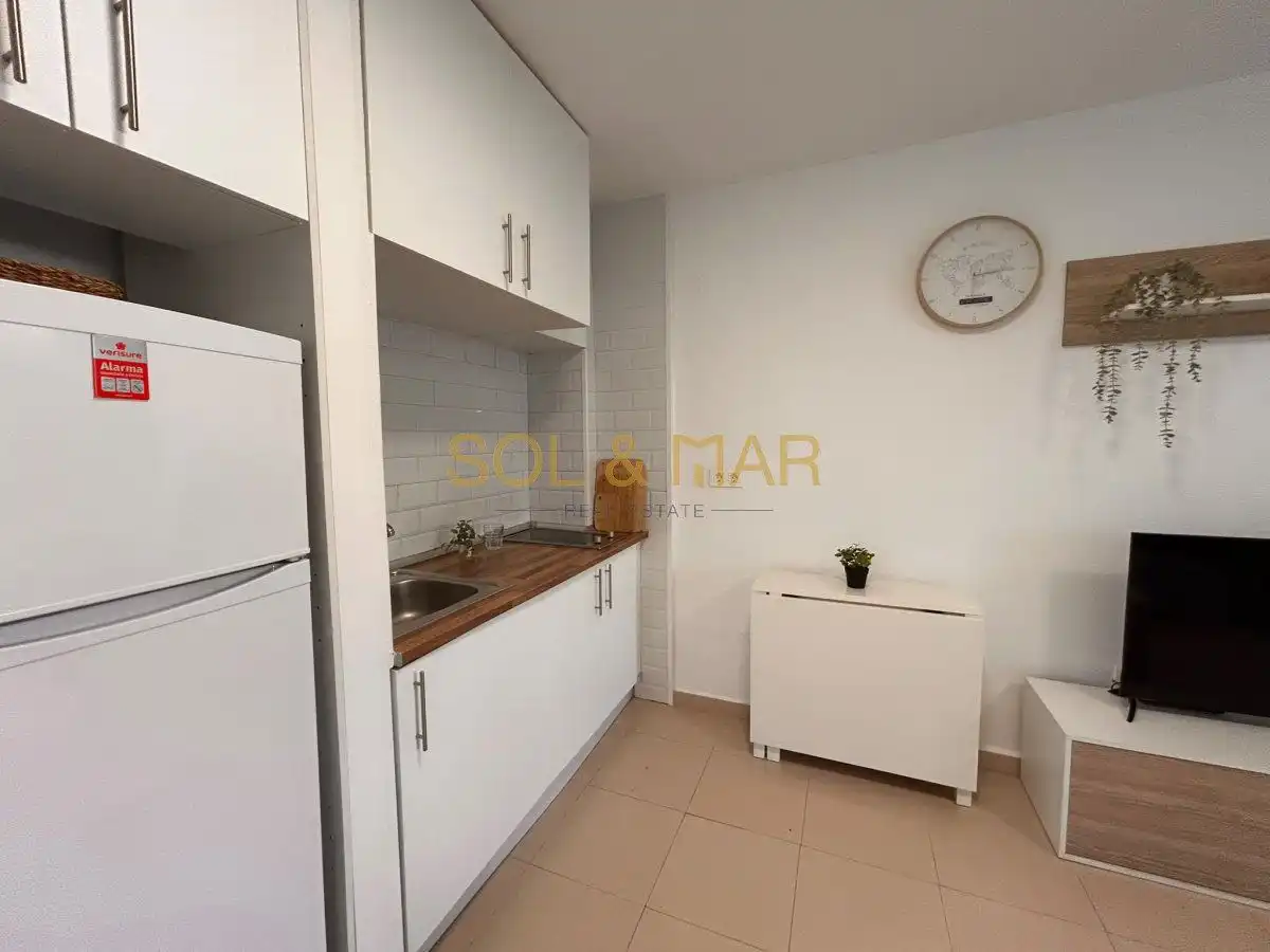 Kitchen of Apartments for sale in Benalmádena  with Air Conditioner, Heating and Furnished