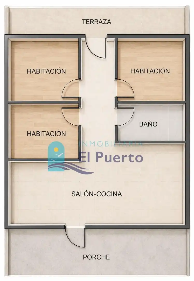 Piso en venta en Alhama de Murcia con Jardín privado, Terraza y Amueblado