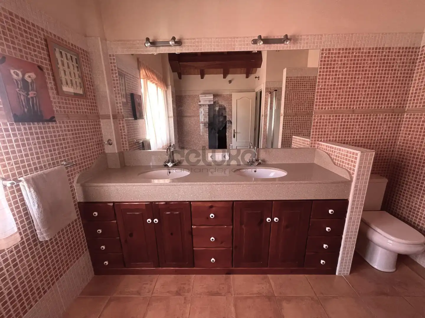 Badezimmer von Maisonette zum Verkauf in Piélagos mit Heizung und Abstellraum