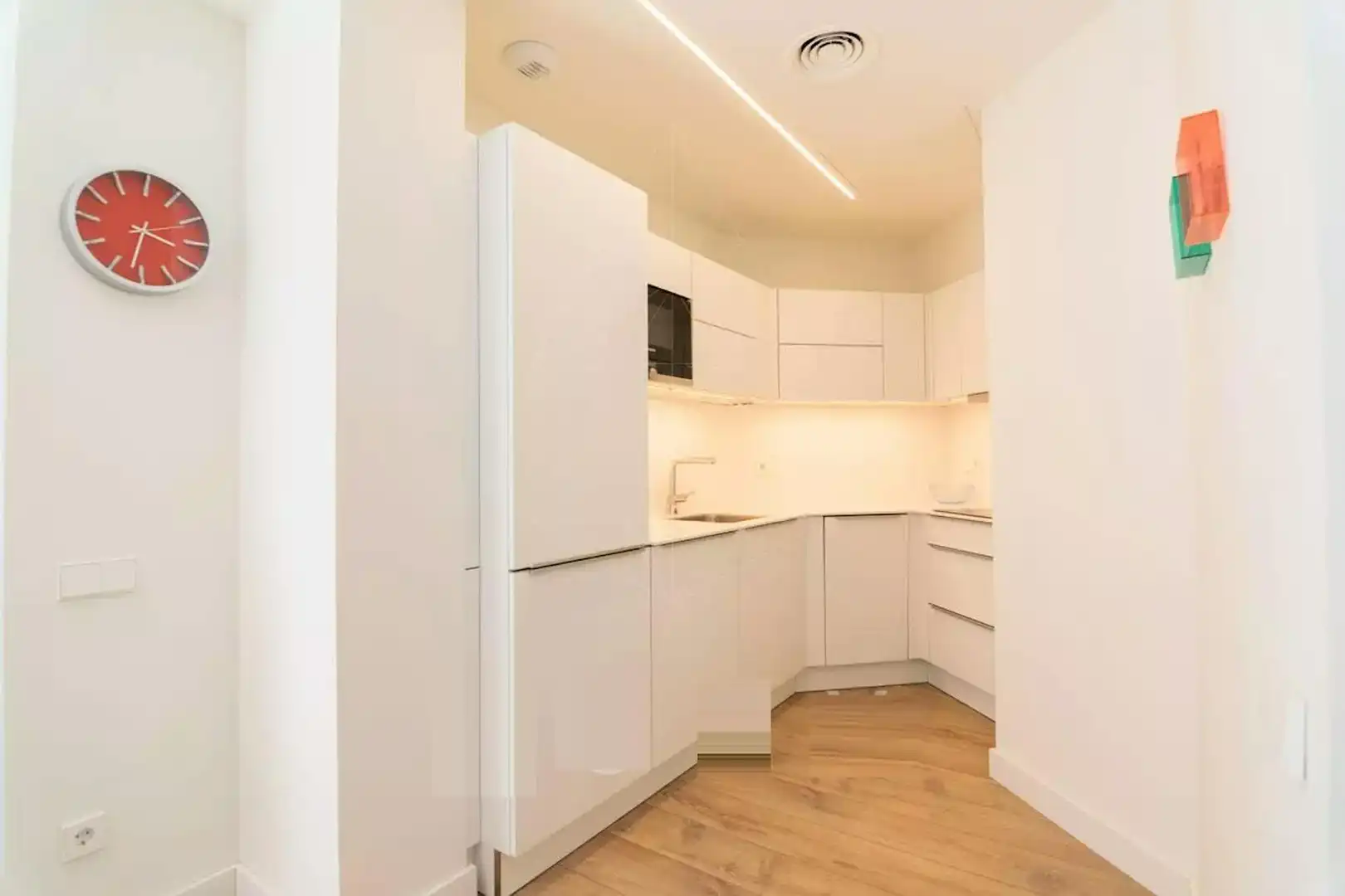 Kitchen of Flat for rent in Barcelona  with Air Conditioner, Furnished and Washing machine