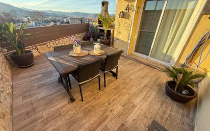 Terrasse von Dachboden zum verkauf in Sant Feliu de Llobregat mit Klimaanlage, Heizung und Parkett