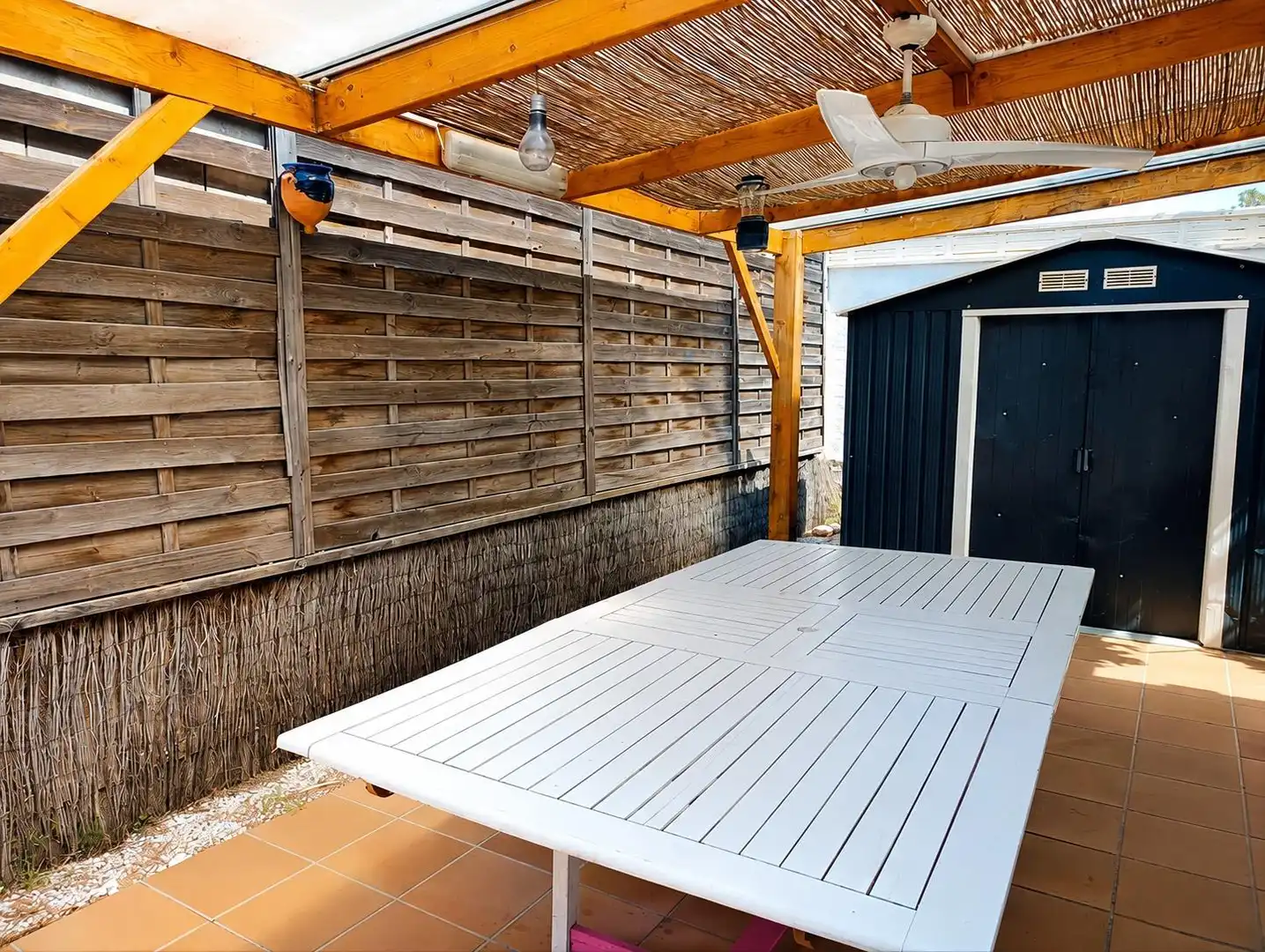 Terrassa de Casa o xalet en venda en Mont-roig del Camp amb Aire condicionat, Calefacció i Jardí privat