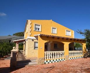 Exterior view of House or chalet for sale in El Castell de Guadalest  with Terrace, Storage room and Swimming Pool