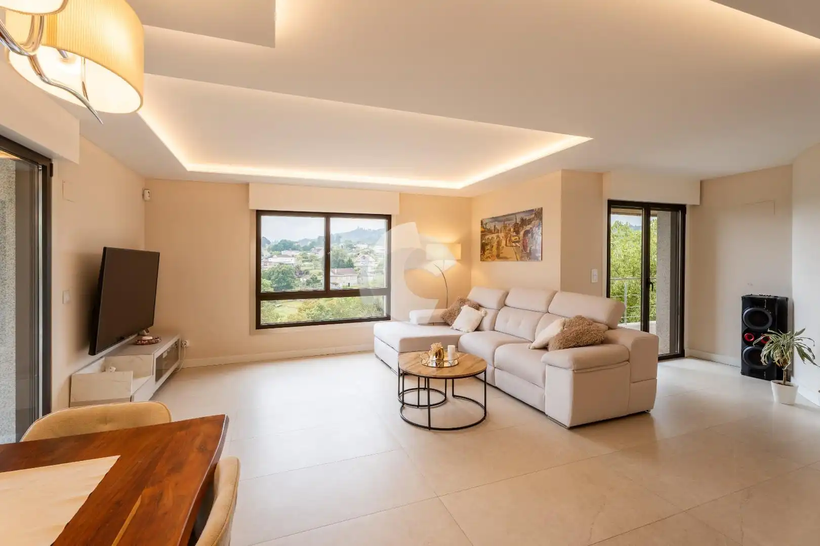 Sala de estar de Casa o chalet en venta en Barbadás con Calefacción, Jardín privado y Balcón