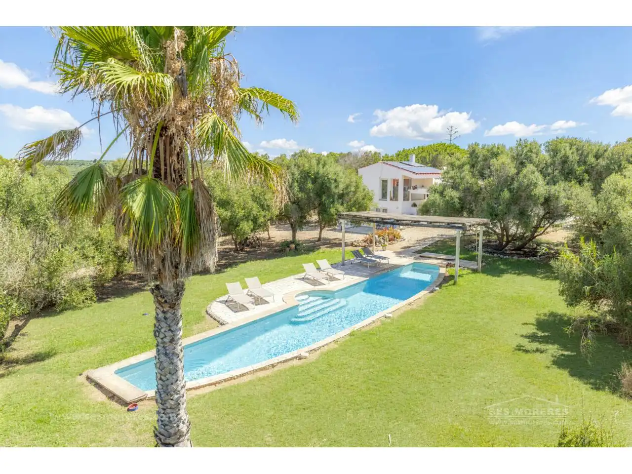 Piscina de Finca rústica en venda en Ciutadella de Menorca amb Calefacció, Jardí privat i Terrassa