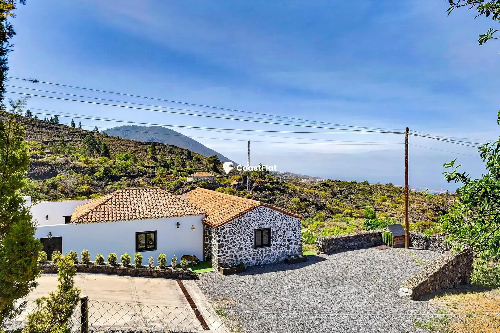 Vista exterior de Casa o xalet en venda en Guía de Isora amb Jardí privat