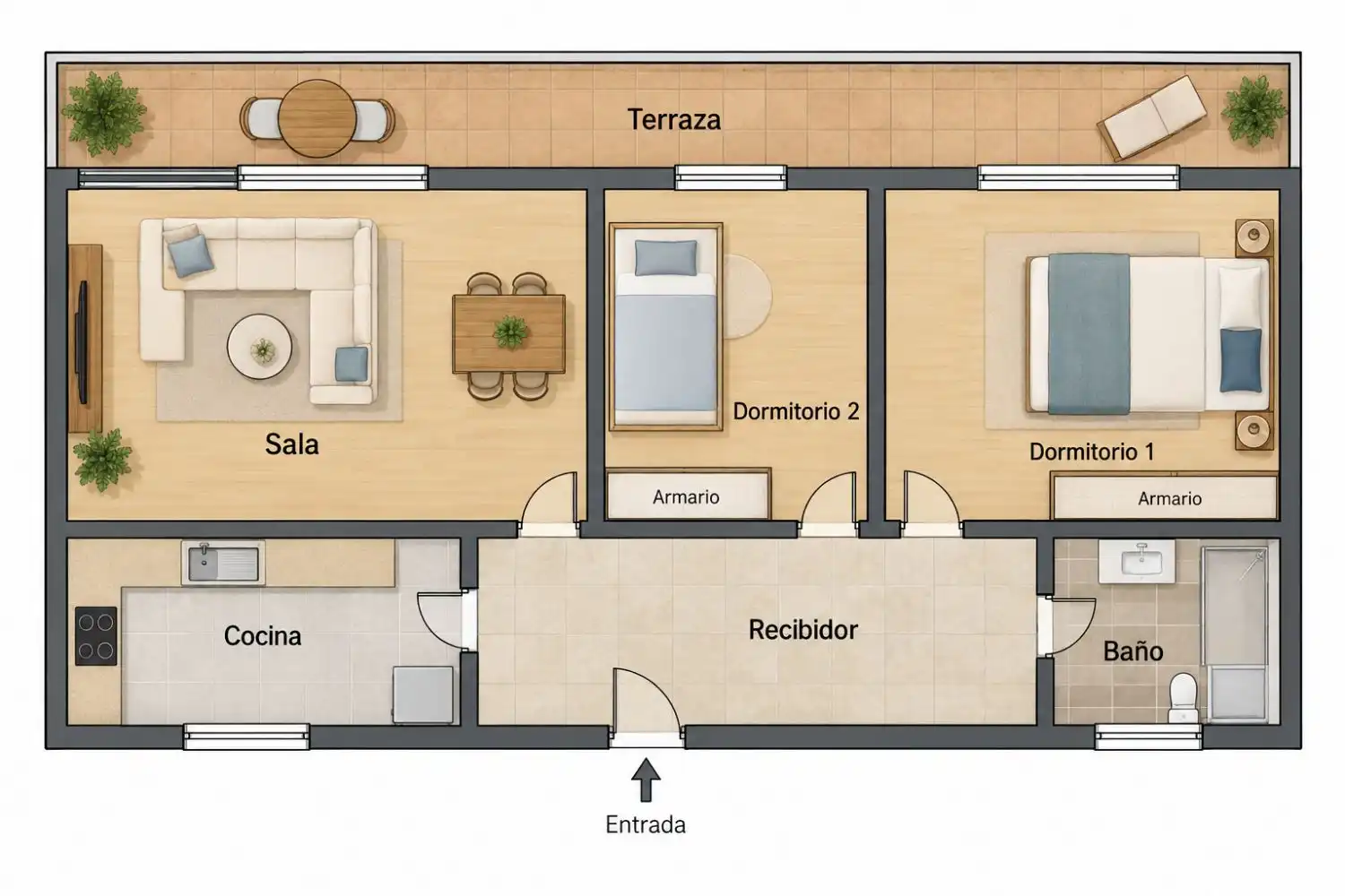 Apartment mit Terrasse zum Verkauf in ENRICO CARUSSO, imagen 39
