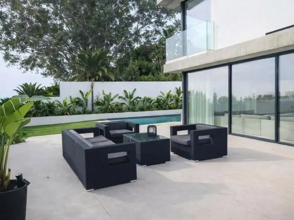 Terraza de Casa o chalet de alquiler en Marbella con Aire acondicionado, Jardín privado y Terraza