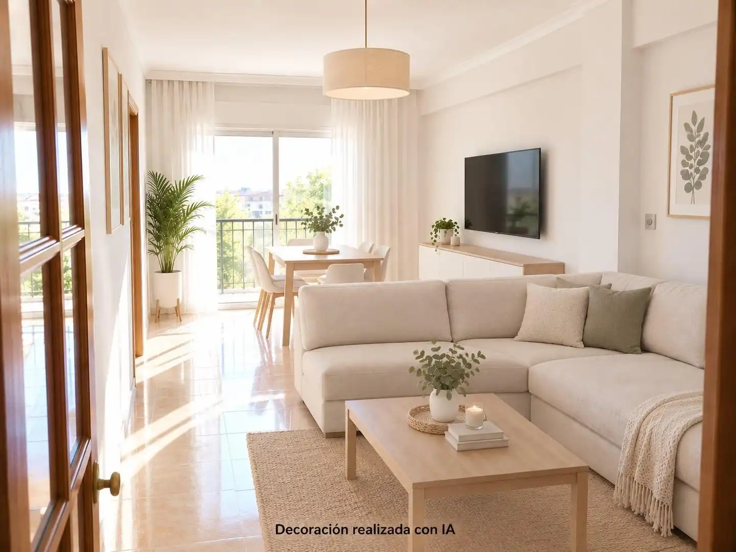 Sala de estar de Piso en venta en Málaga con Terraza