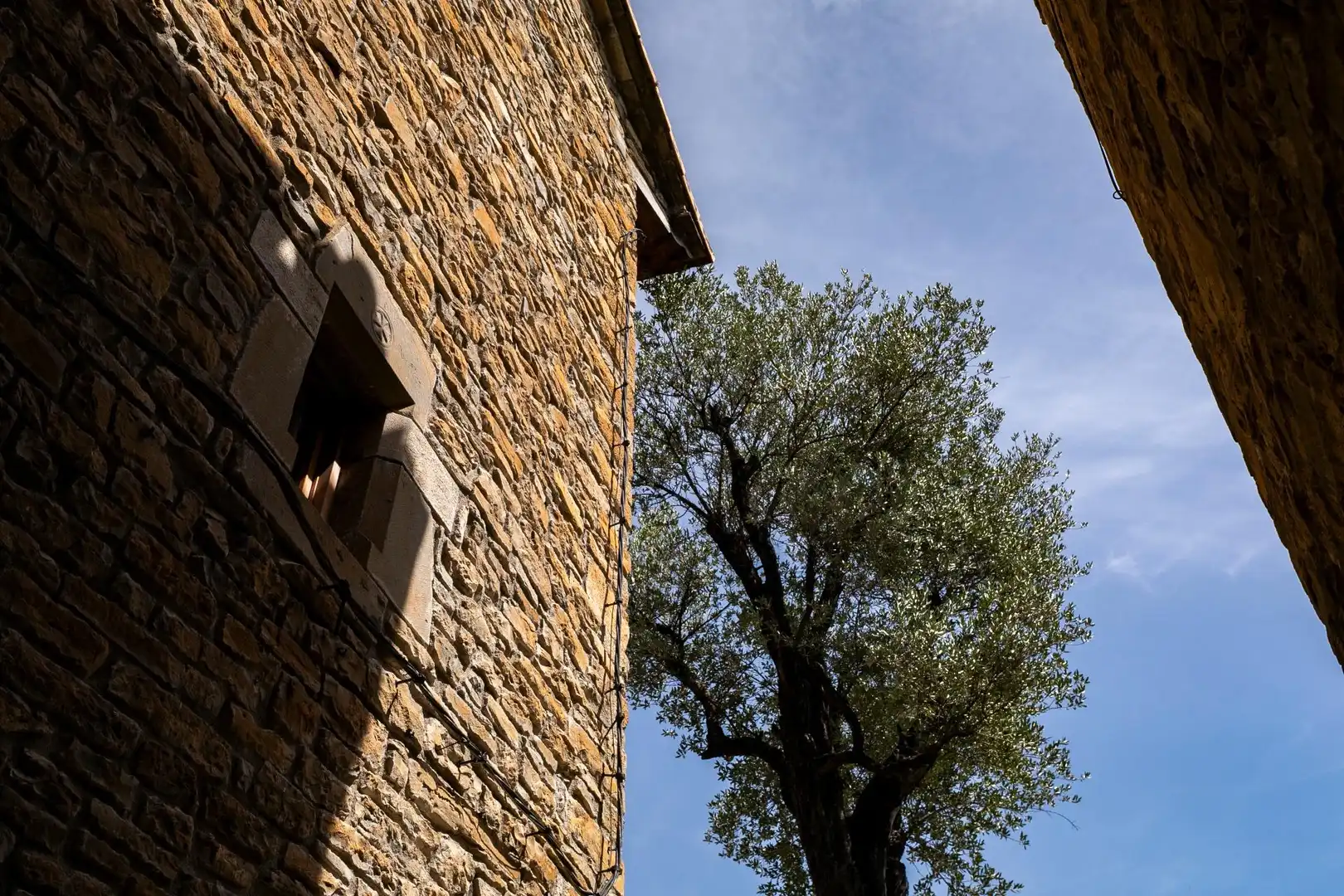 Vista exterior de Casa o xalet en venda en Boltaña amb Calefacció, Terrassa i Moblat