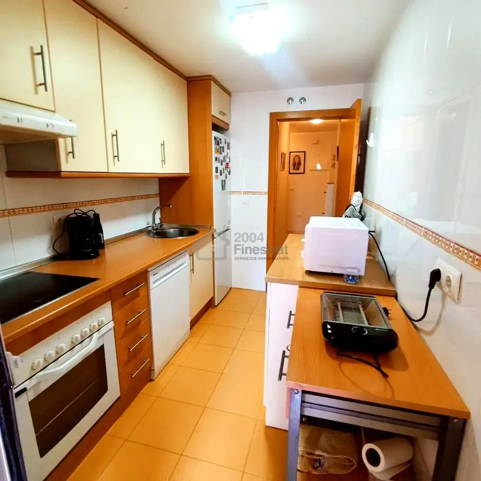 Küche von Wohnung zum Verkauf in Villajoyosa / La Vila Joiosa mit Klimaanlage, Terrasse und Abstellraum