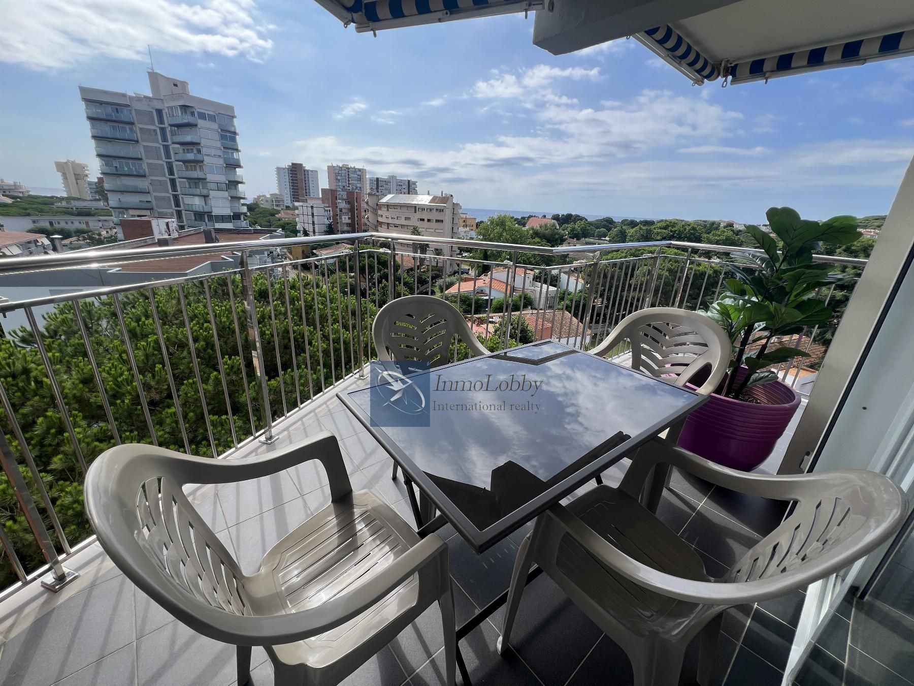 Terrassa de Apartament de lloguer en Castell-Platja d'Aro amb Calefacció, Terrassa i Piscina comunitària