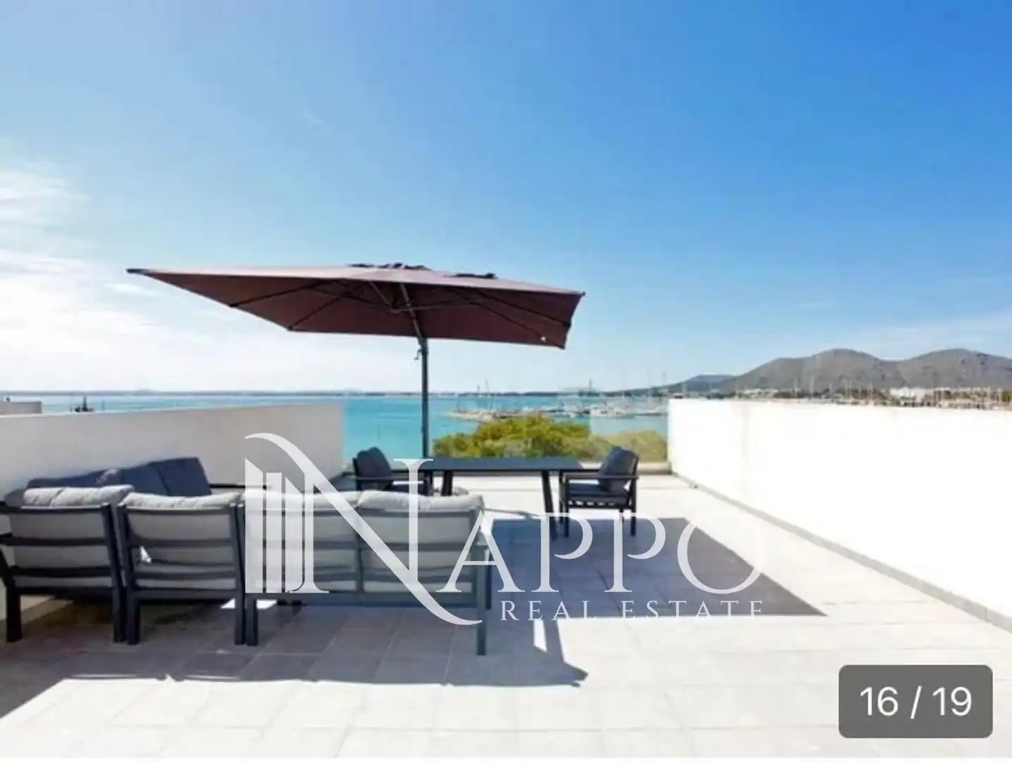 Terraza de Dúplex de alquiler en Alcúdia con Aire acondicionado, Calefacción y Terraza