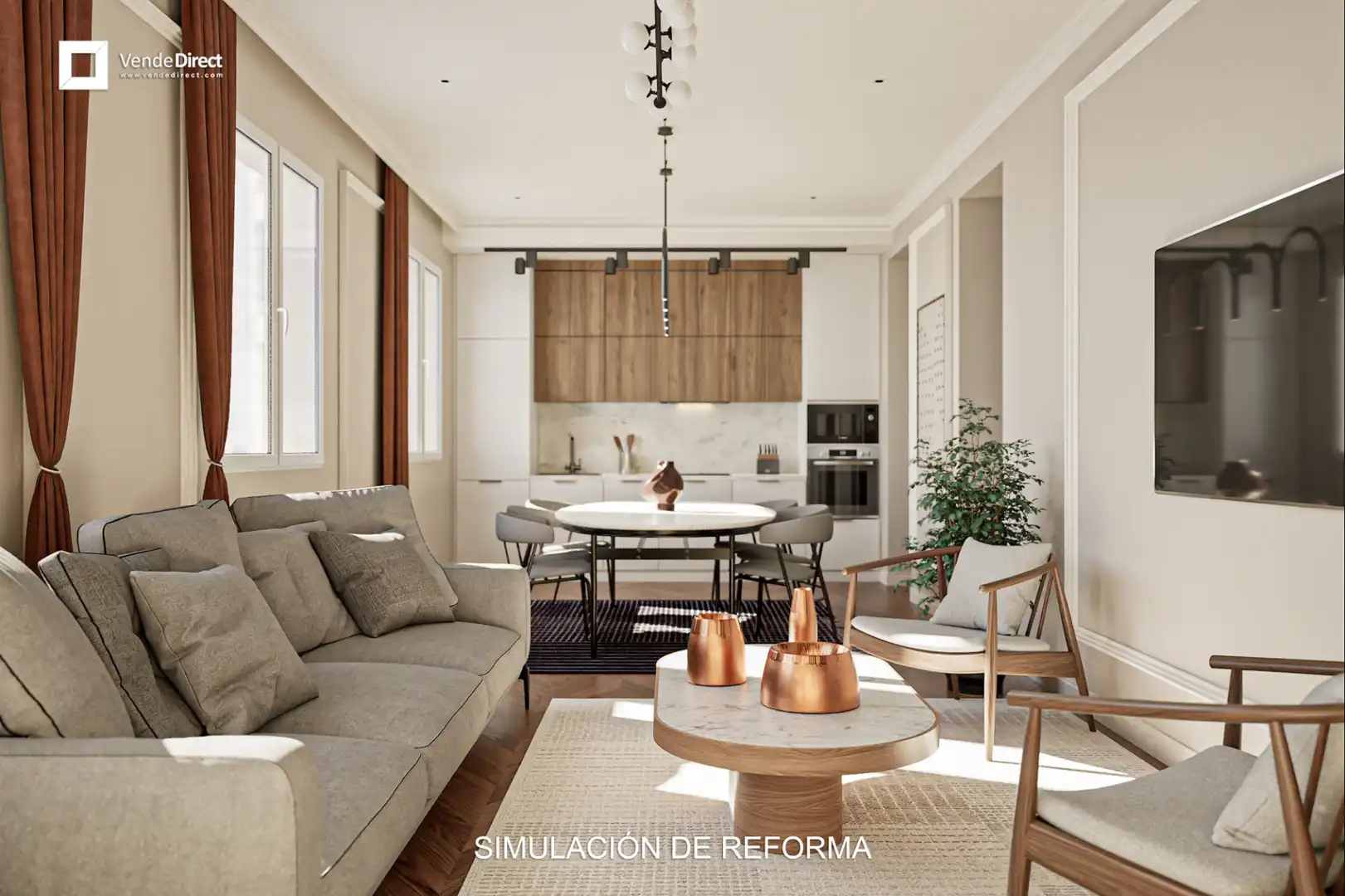Sala de estar de Piso en venta en Madrid con Aire acondicionado y Calefacción