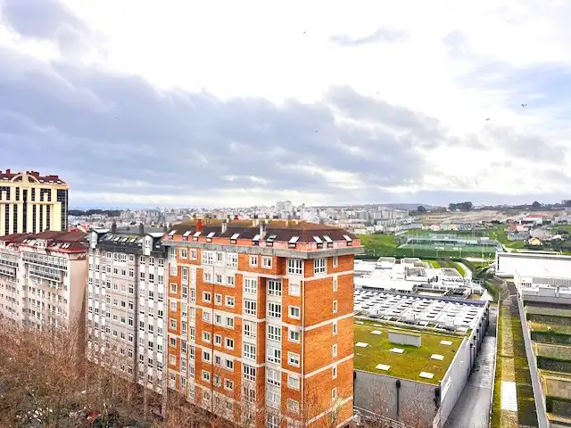 Exterior view of Flat for sale in A Coruña Capital   with Heating, Parquet flooring and Storage room