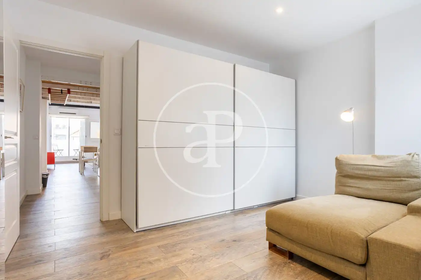 Bedroom of Attic for sale in Valencia  with Heating, Terrace and Furnished