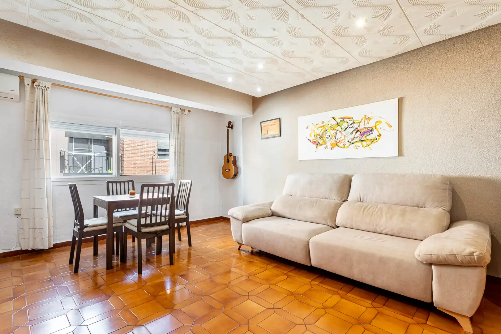 Living room of Flat for sale in Sedaví  with Air Conditioner
