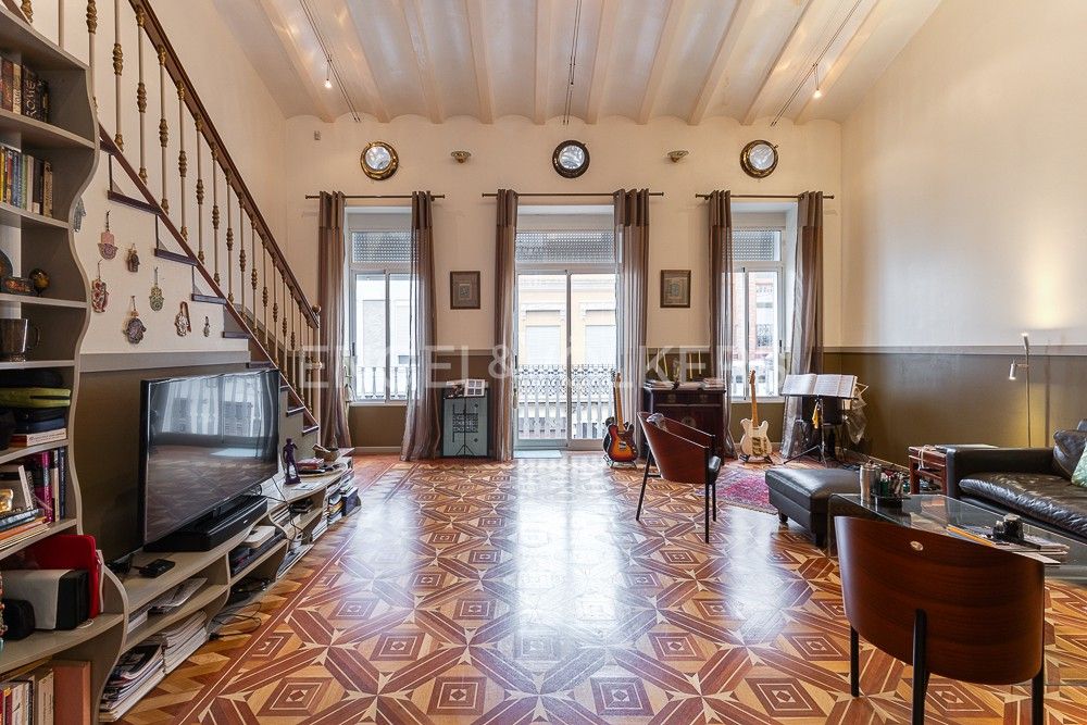 Living room of Duplex for sale in  Valencia Capital  with Air Conditioner, Heating and Parquet flooring