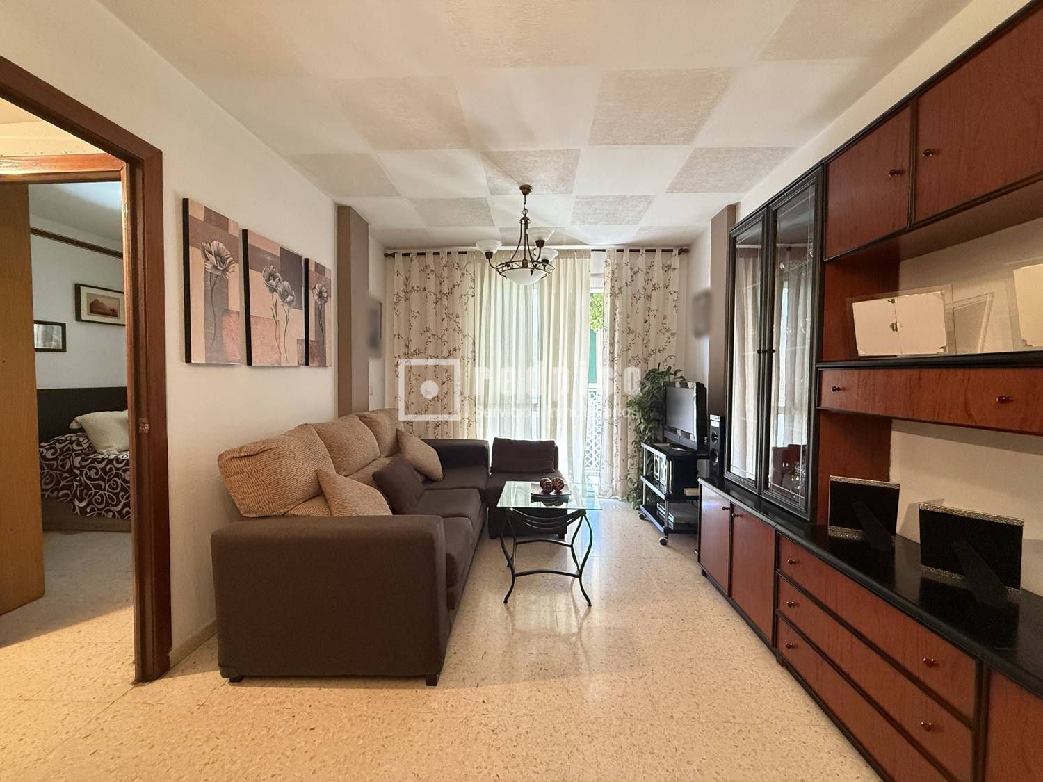 Sala d'estar de Pis en venda en Málaga Capital amb Calefacció i Terrassa