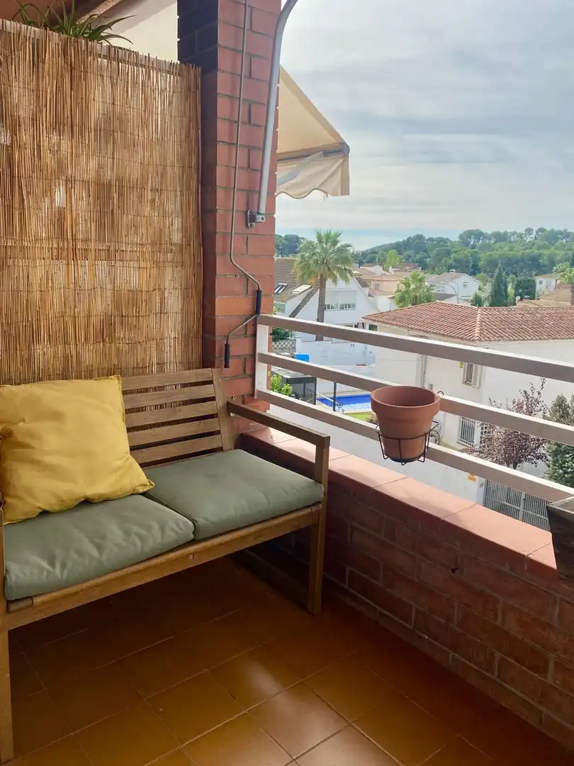 Terraza de Apartamento de alquiler en Centre