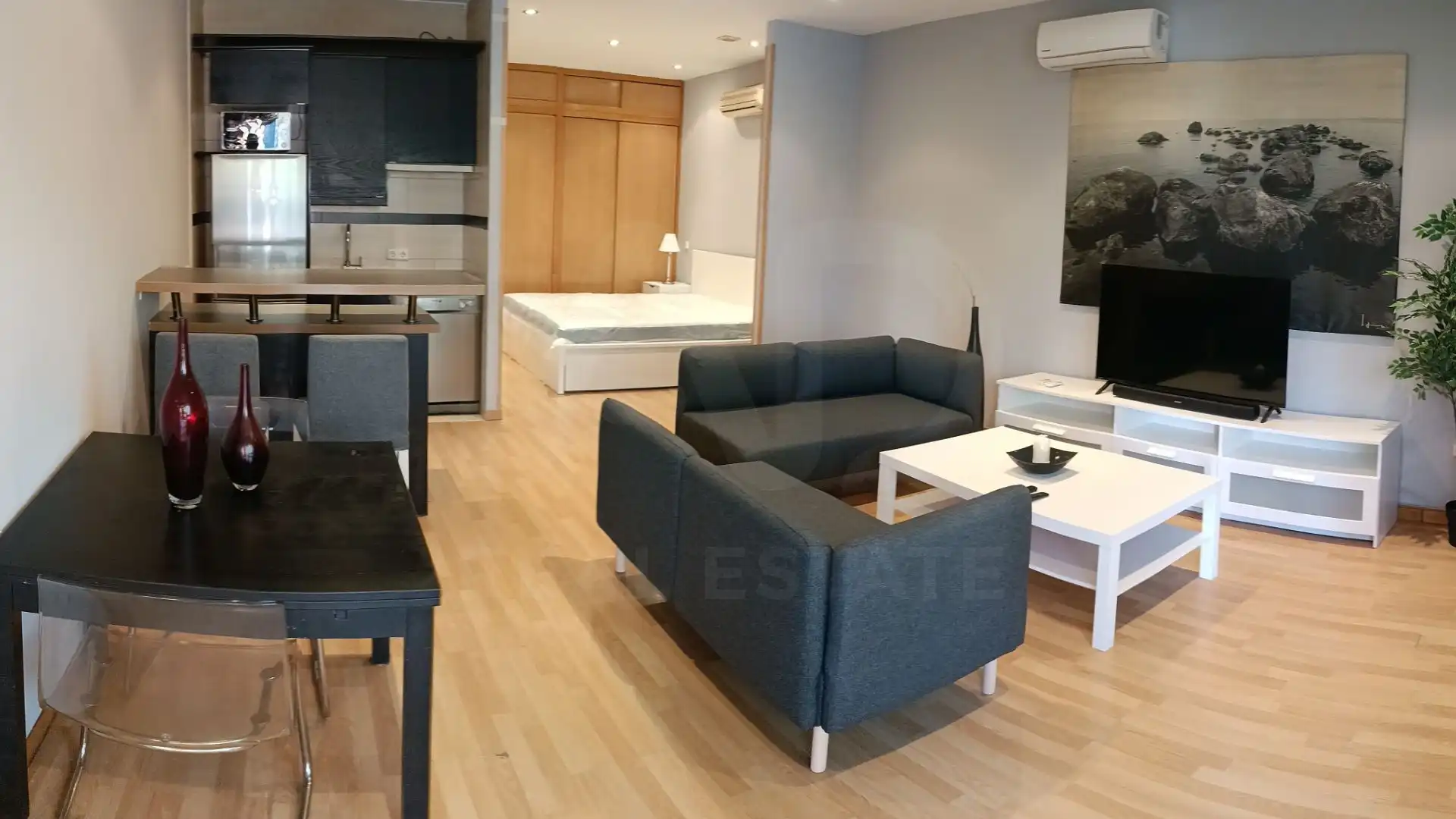 Wohnzimmer von Wohnung zur Miete in Madrid mit Klimaanlage und Heizung