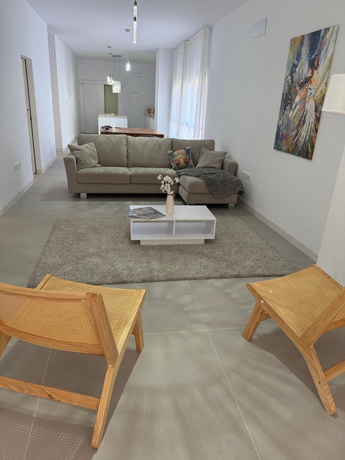 Living room of Flat for sale in  Murcia Capital  with Air Conditioner and Balcony