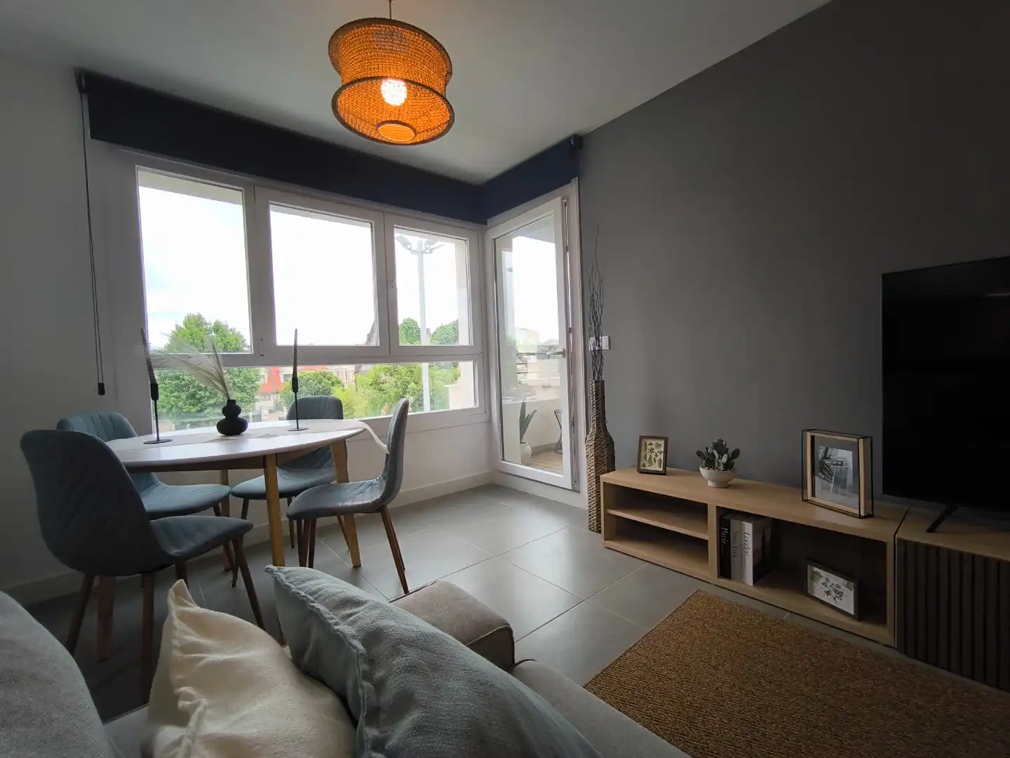 Sala de estar de Piso en venta en Vilagarcía de Arousa con Calefacción, Terraza y Trastero