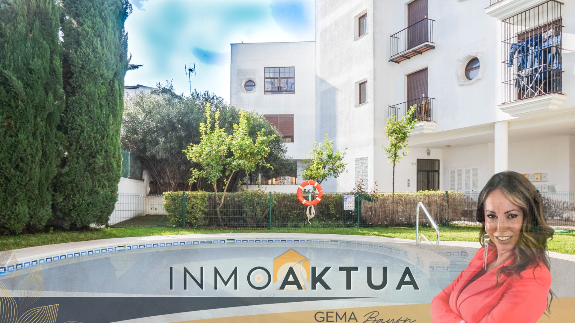 Vista exterior de Apartament de lloguer en Jerez de la Frontera amb Aire condicionat, Traster i Moblat