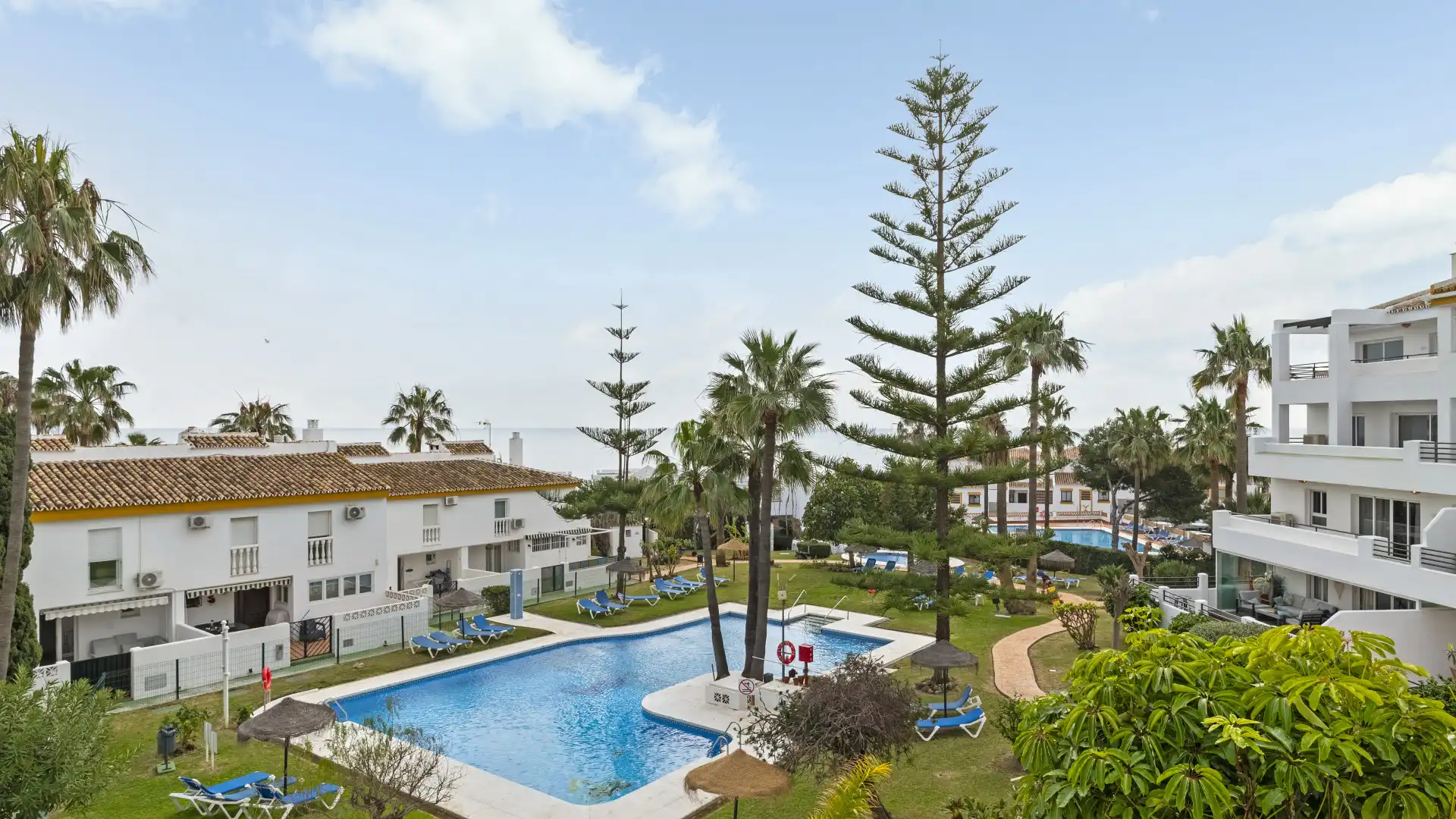 Garden of Apartments for sale in Mijas  with Terrace, Swimming Pool and Furnished