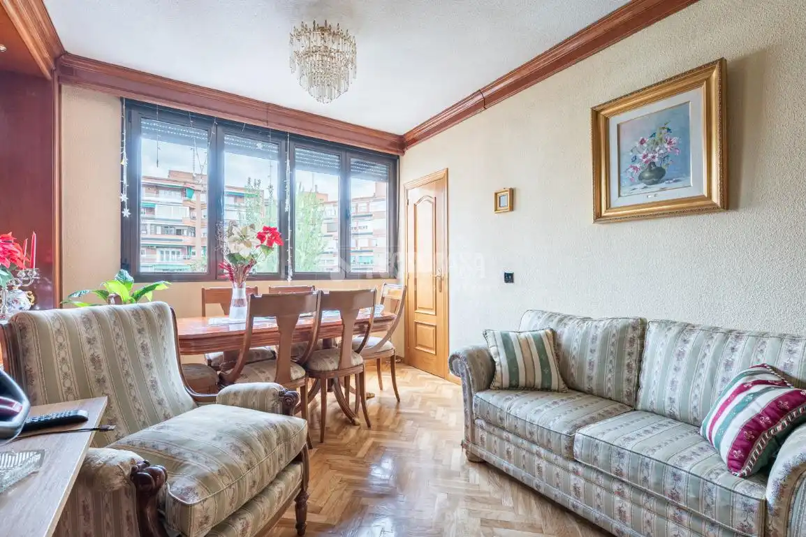 Sala de estar de Piso en venta en Madrid con Aire acondicionado, Calefacción y Terraza