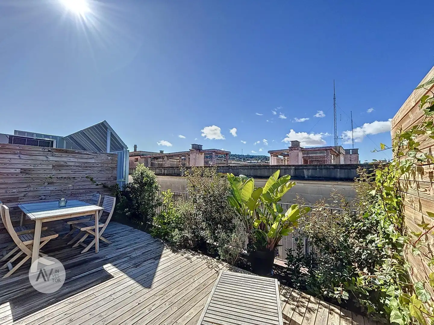 Terrasse von Dachboden zum Verkauf in Barcelona mit Klimaanlage, Heizung und Terrasse