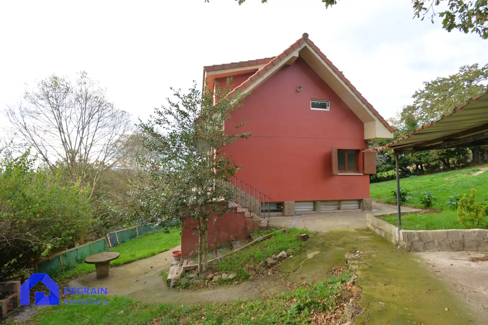 Vista exterior de Casa o chalet en venta en Noreña con Calefacción, Jardín privado y Terraza