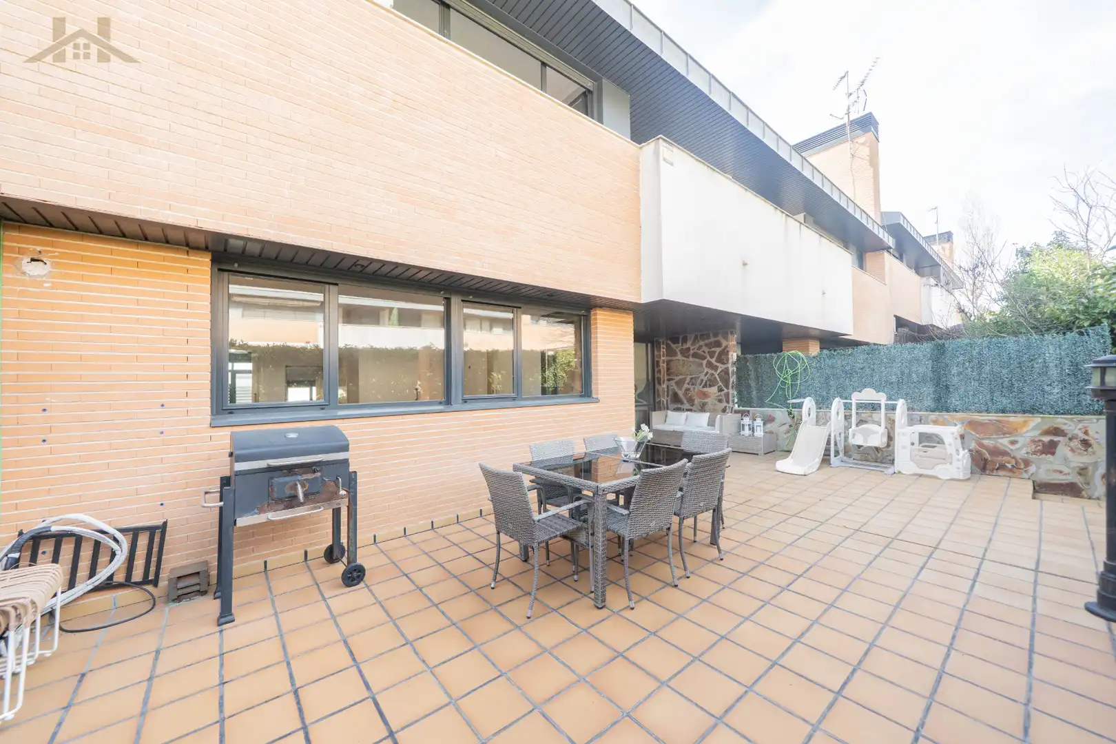 Terrassa de Casa adosada en venda en Villamantilla amb Aire condicionat, Calefacció i Parquet