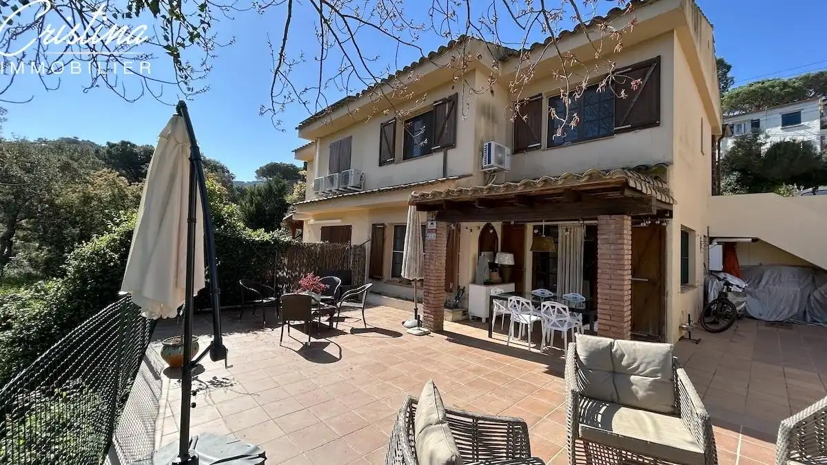 Jardí de Casa adosada en venda en Santa Cristina d'Aro amb Calefacció