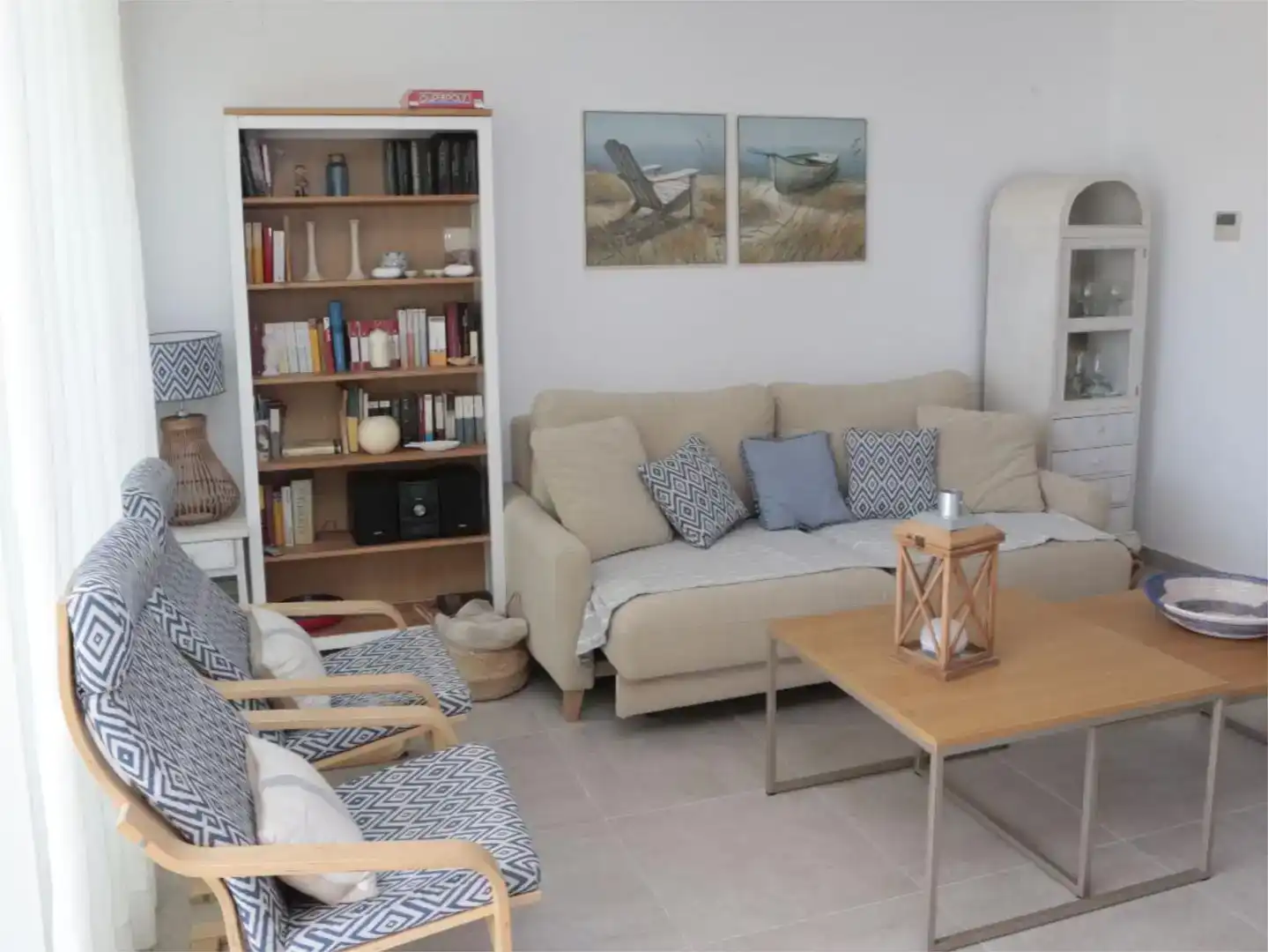 Sala d'estar de Pis de lloguer en Las Tres Piedras - Costa Ballena