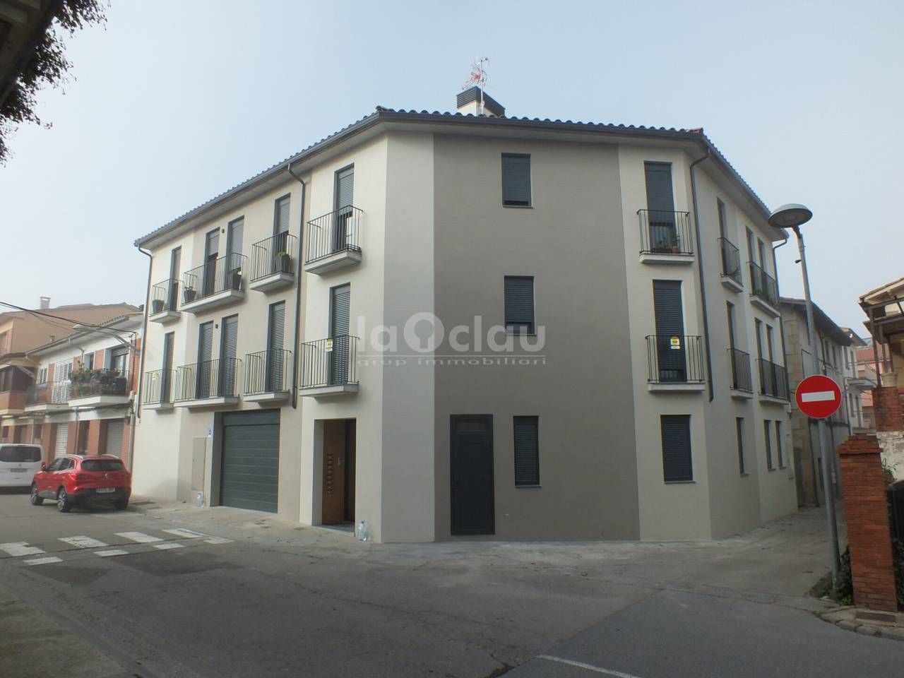 Vista exterior de Pis en venda en Santa Eugènia de Berga amb Calefacció, Terrassa i Balcó