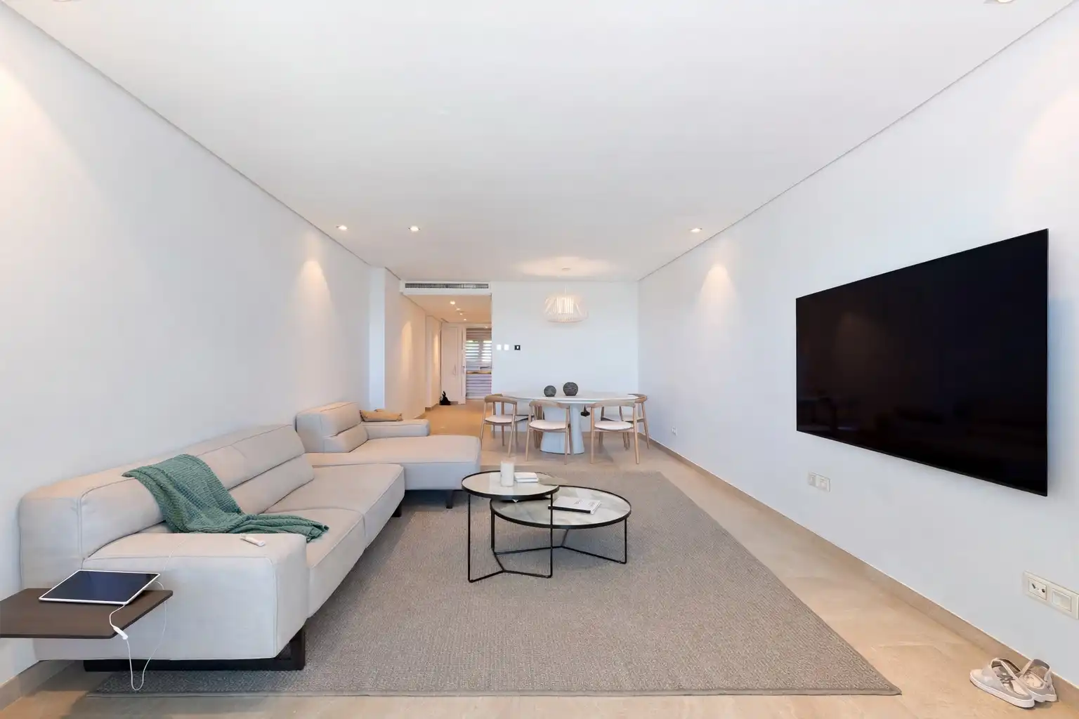 Wohnzimmer von Wohnung zum Verkauf in Estepona mit Klimaanlage, Terrasse und Abstellraum