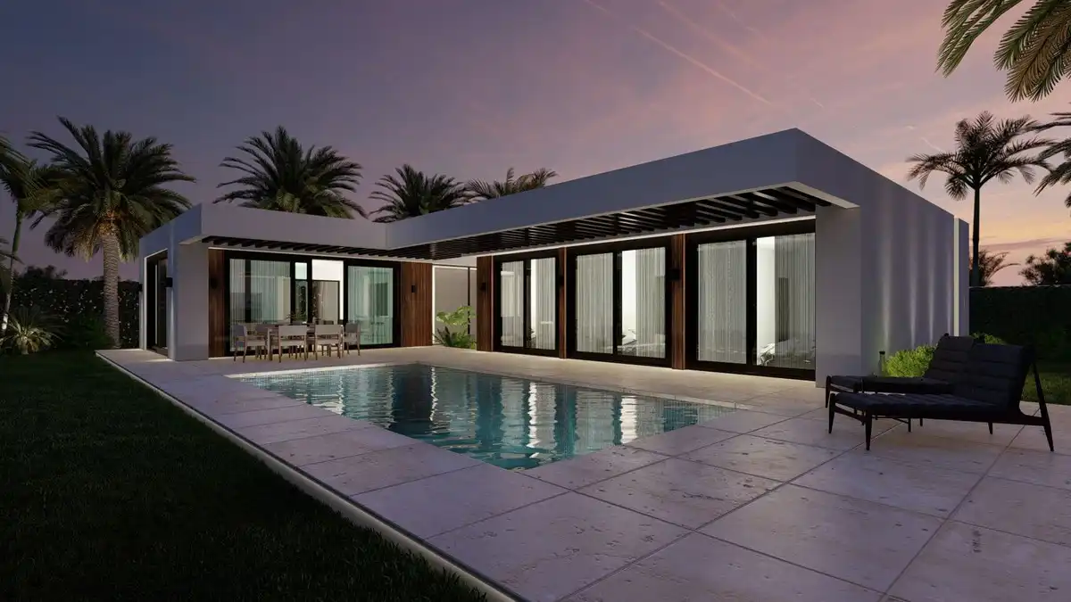 Piscina de Casa o chalet en venta en Mijas con Aire acondicionado, Jardín privado y Piscina