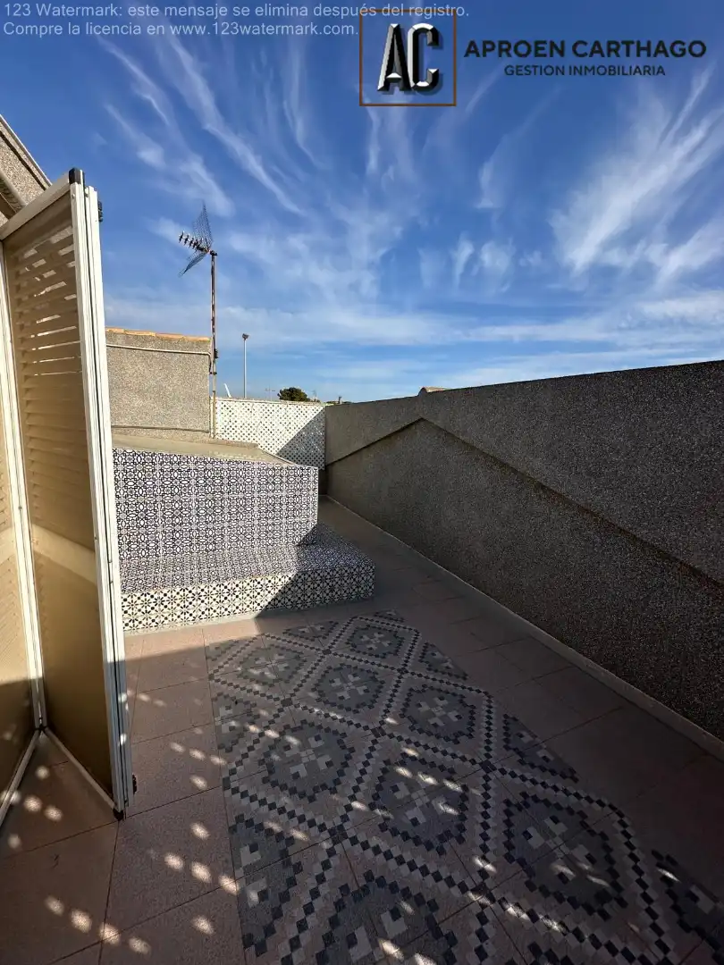 Terraza de Casa o chalet en venta en Cartagena con Aire acondicionado, Calefacción y Jardín privado