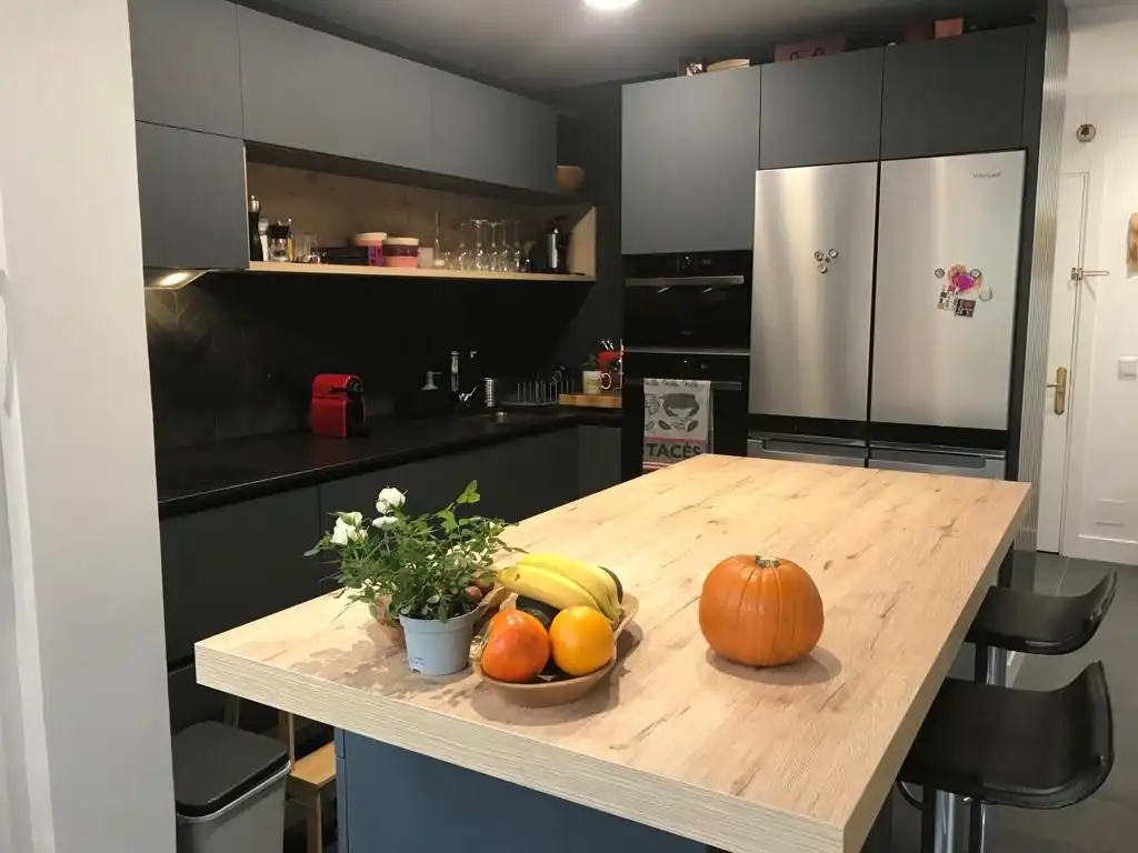 Kitchen of Flat for rent in Madrid  with Air Conditioner, Heating and Terrace