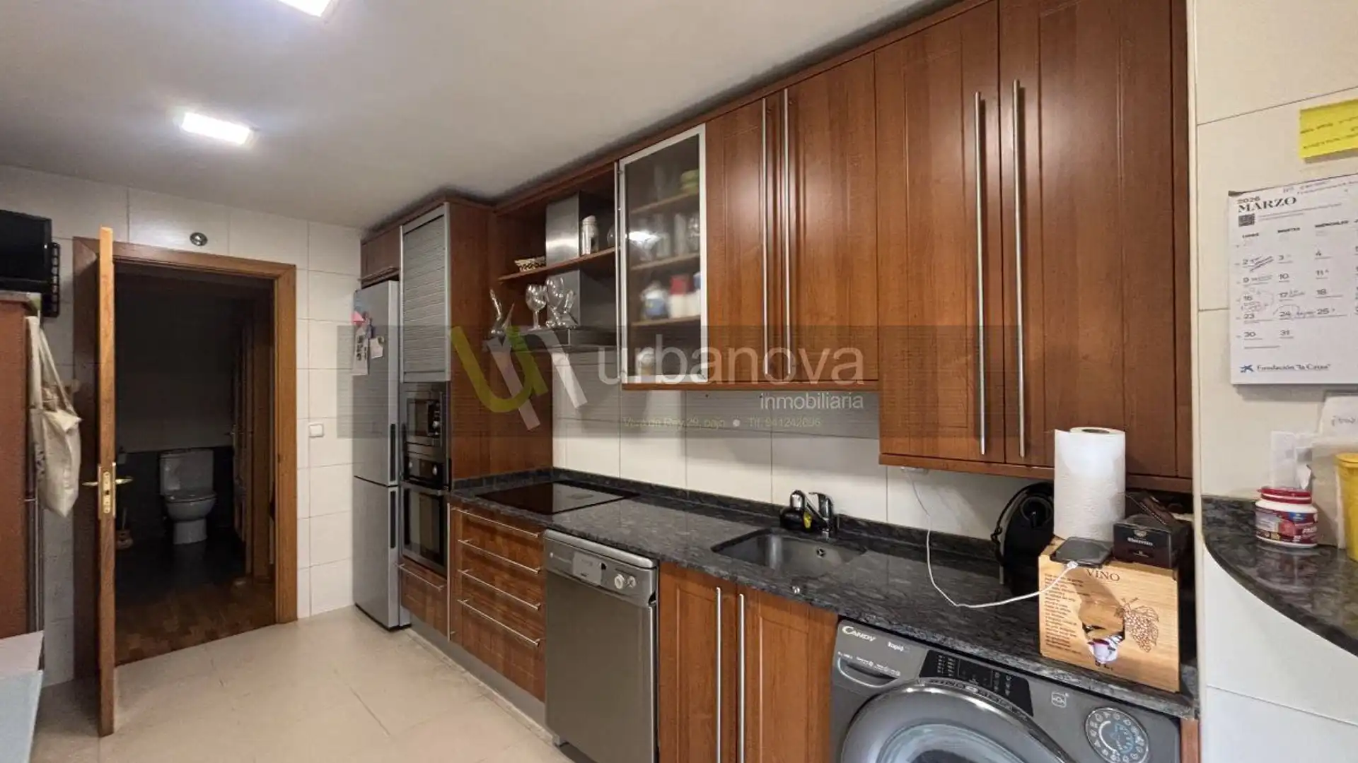 Küche von Wohnung zum Verkauf in Fuenmayor mit Heizung, Parkett und Abstellraum