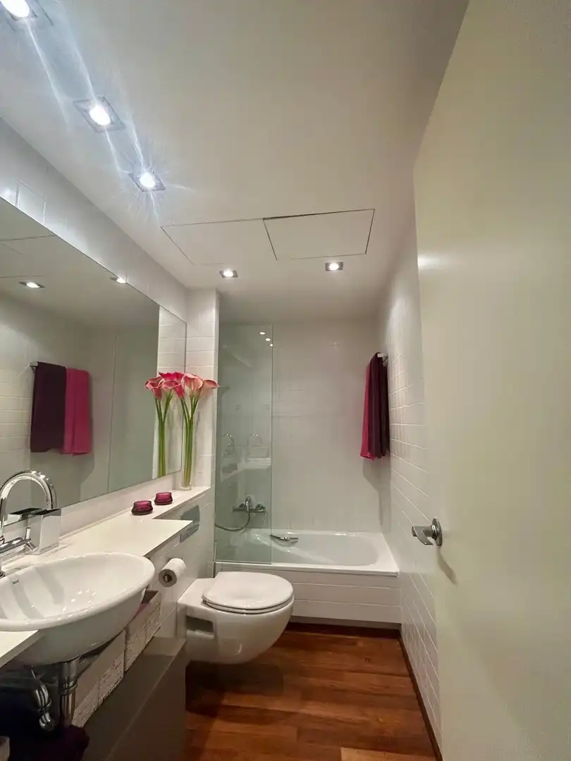 Baño de Dúplex en venta en Manresa con Calefacción, Jardín privado y Parquet