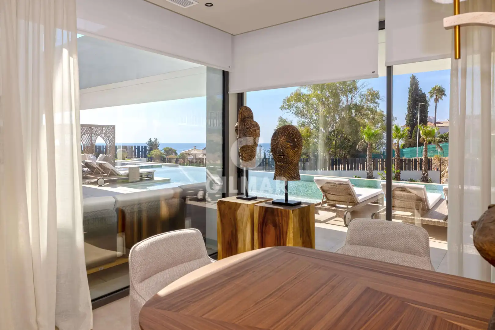 Dining room of Houses for sale in Benalmádena  with Heating, Private garden and Swimming Pool